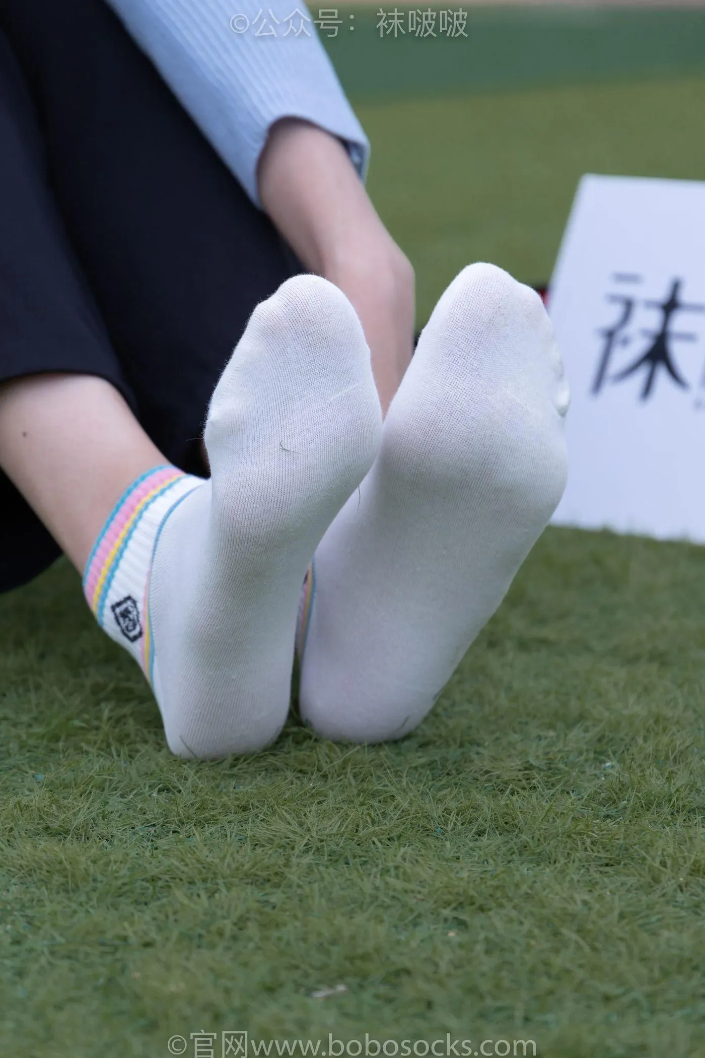 [BoBoSocks袜啵啵]NO.021 泡芙-板鞋、白棉袜、裸足 [131P]插图4